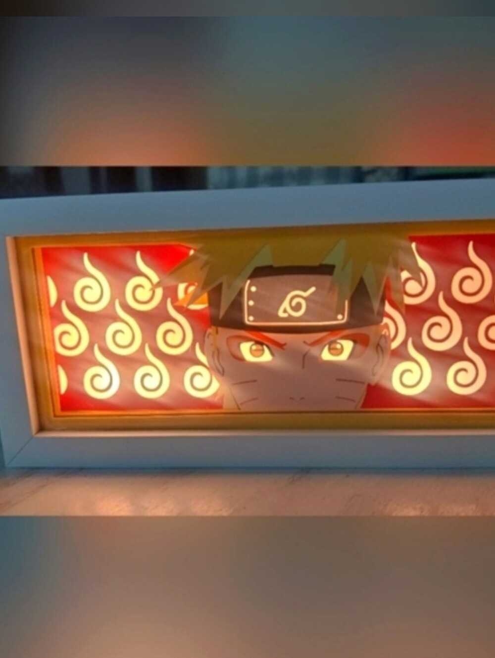 Naruto Uzu Framed Anime Character Light Box